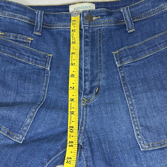 Sundance Women’s Blue Relaxed Barrel Leg Jeans 10P - Picture 11 of 12